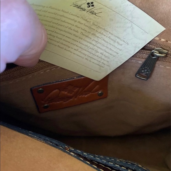 Patricia Nash leather backpack purse - Picture 4 of 4